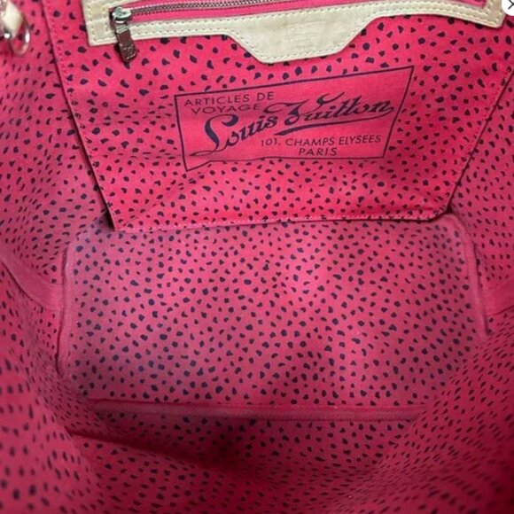 Yayoi Kusama x Louis Vuitton Red Waves Monogram Neverfull MM Tote Bag - Picture 15 of 16